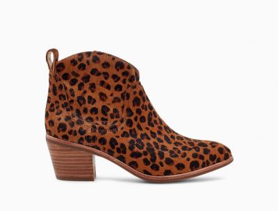 UGG Kingsburg Leopard Boots for Womens - Natural/Brown India